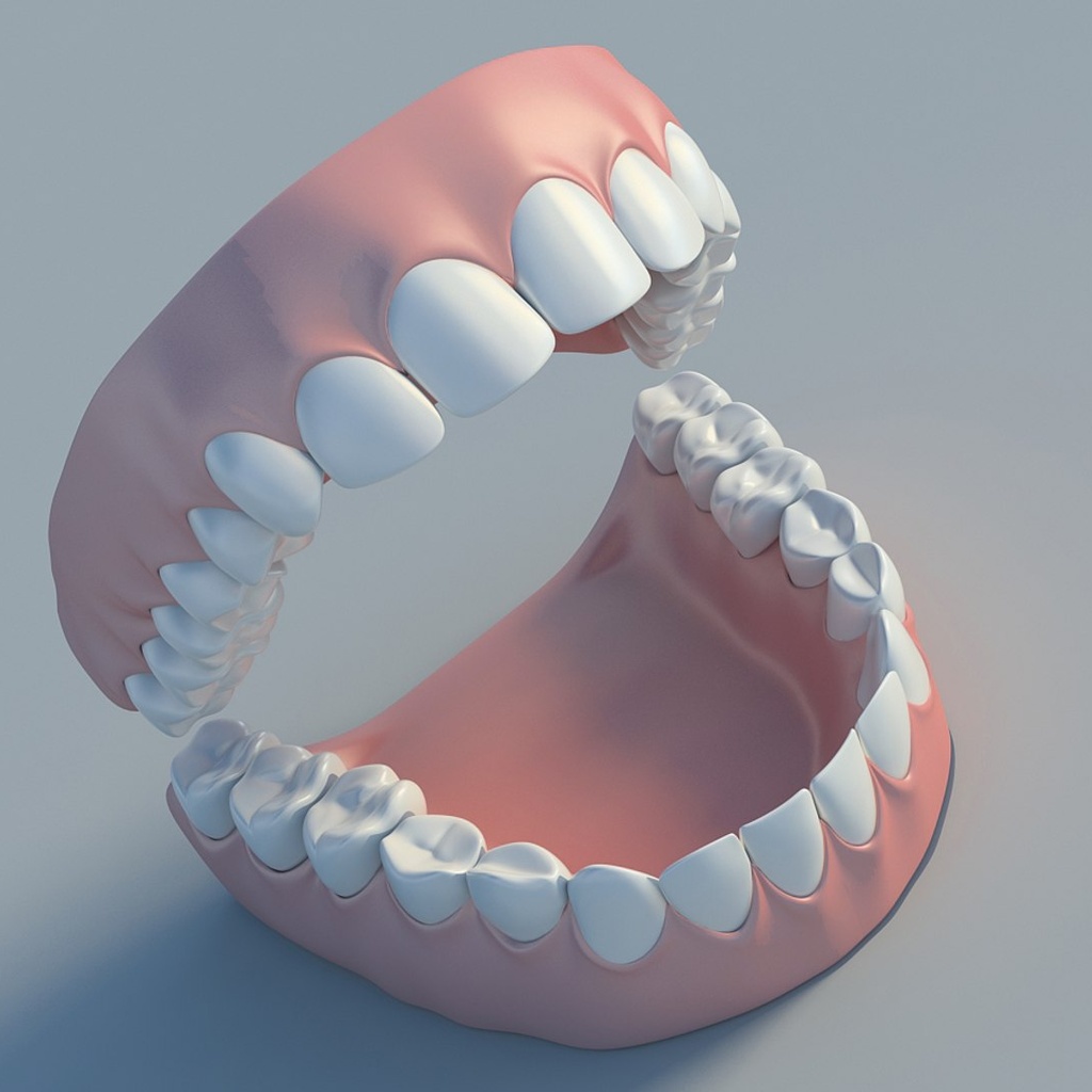 3D clinical illustration of Teeth Whitening